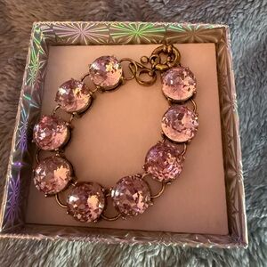 Kate Spade Pink Gemstone Bracelet